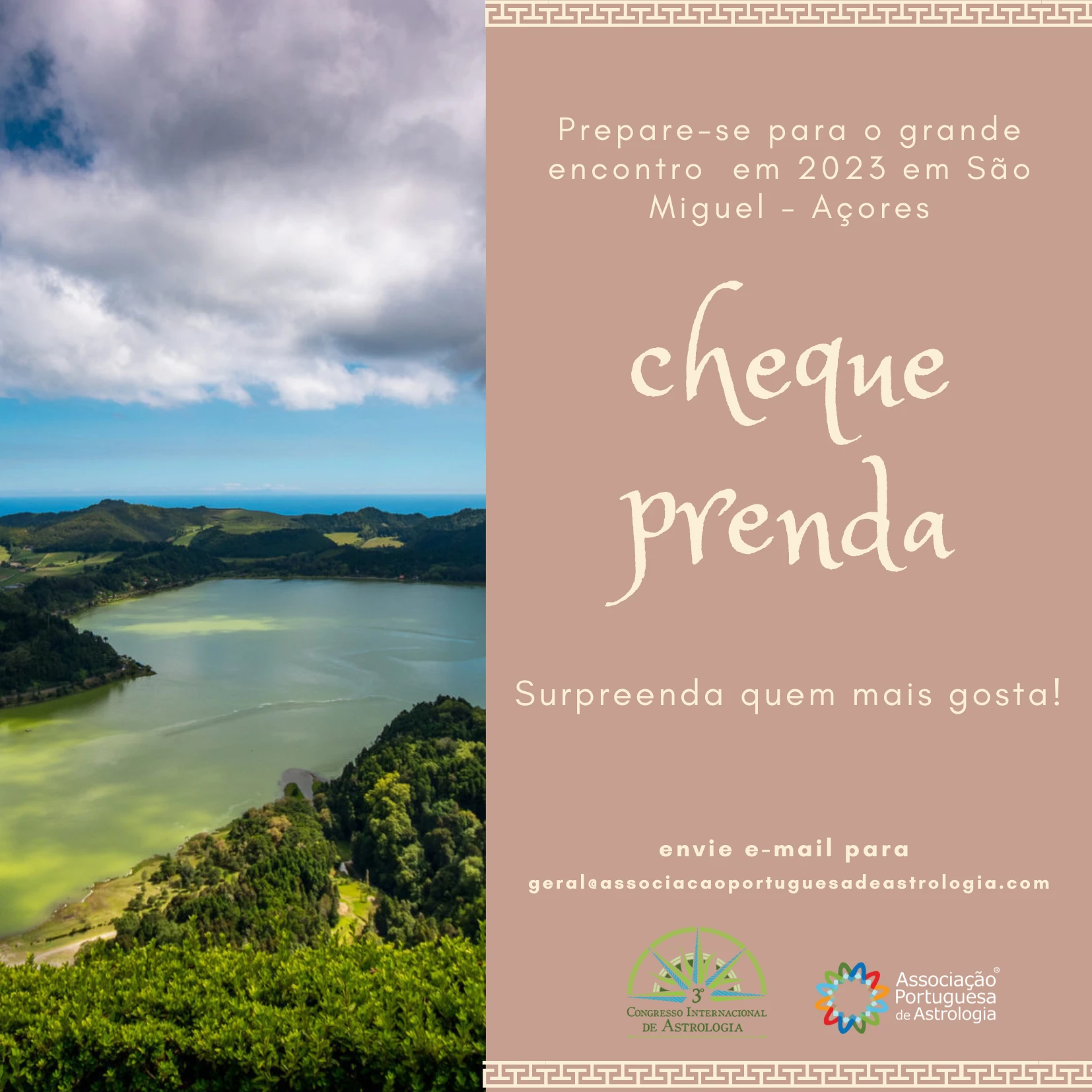 Cheque Prenda - 3º Congresso Internacional de Astrologia